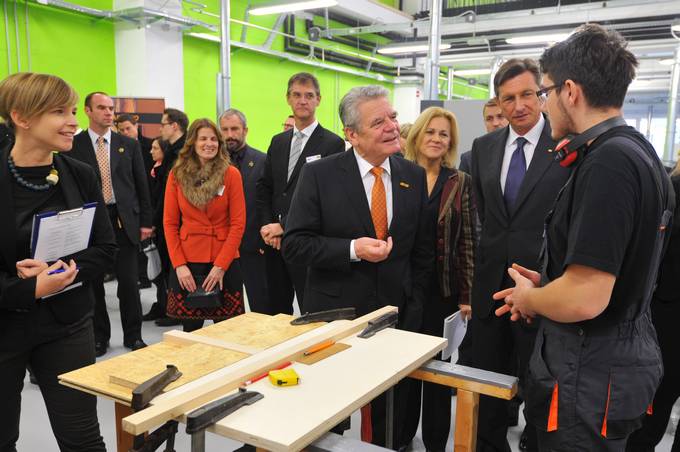 Slovenski in nemški predsednik izrekla podporo mladim in izpostavila izobraževanje kot ključno za nadaljni razvoj
